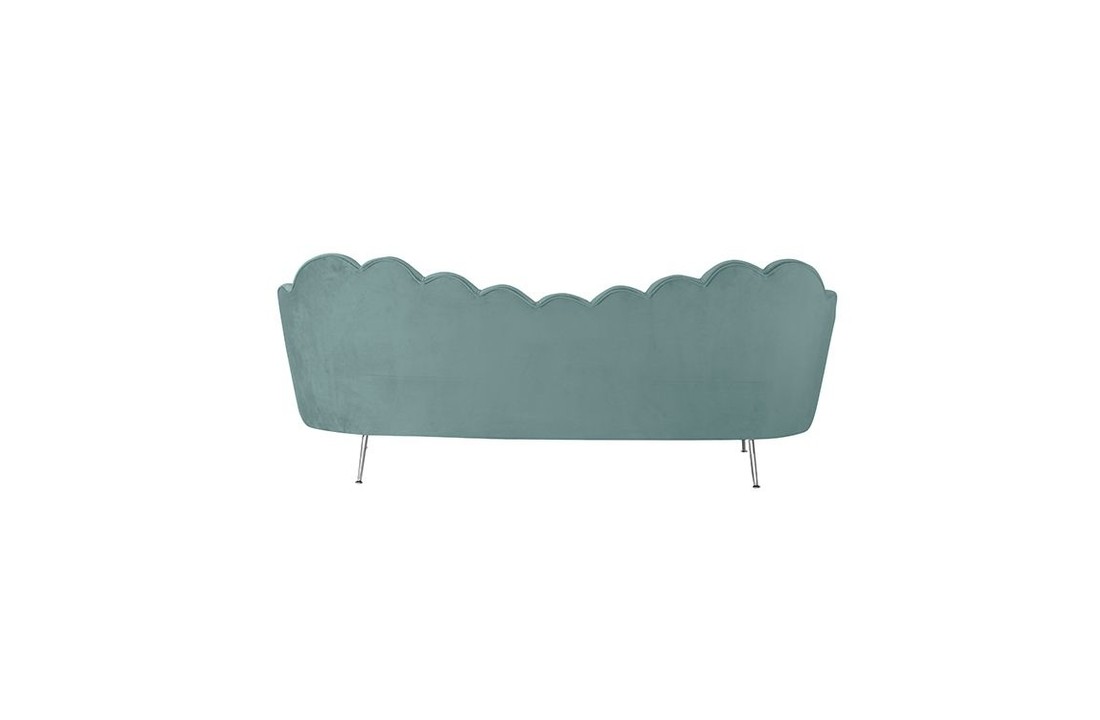 Emillia bank Zilver | Groen stof