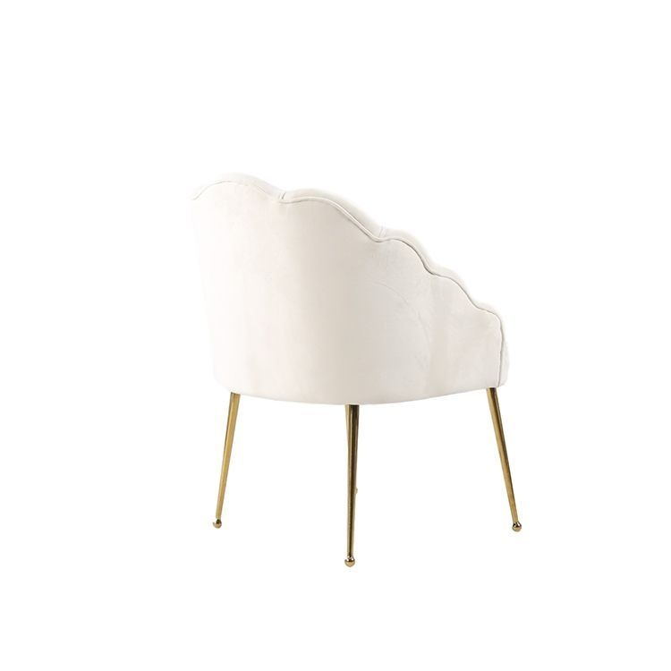 Eetkamerstoel Emillia Goud | Beige stof