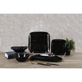 Bricard Marbel Serviesset 25-delig Zwart