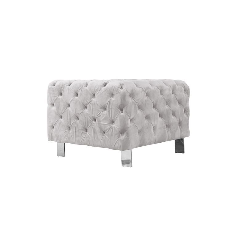 Campania Fauteuil | Lichtgrijs Stof