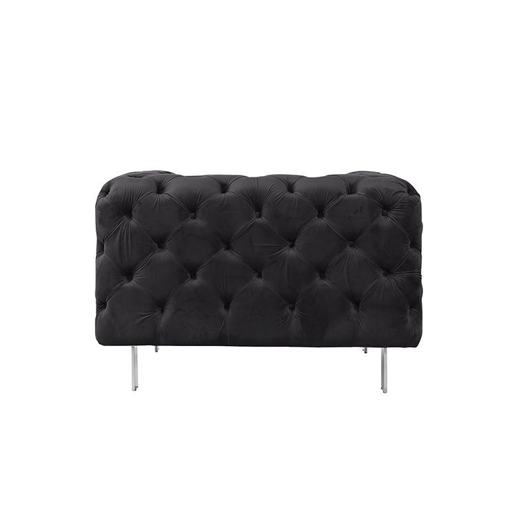 Campania Fauteuil | Zwart Stof