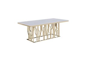 Eettafel Taranto  - Goud - 180 x 90 cm