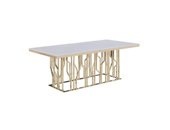Eettafel Taranto  - Goud - 180 x 90 cm