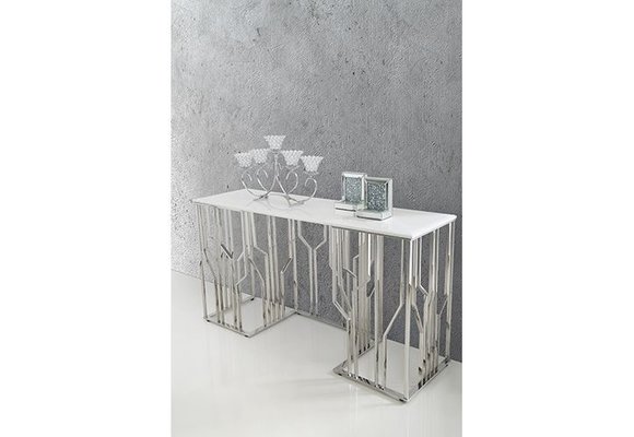 Sidetable Taranto  - Zilver - 150x45x80 cm