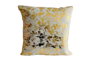 KUSSEN DENZEL WIT GOUD 45x45 CM