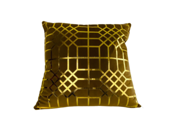 KUSSEN CRAFT BRUIN GOUD 45x45 CM