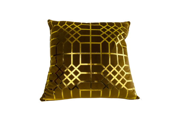 KUSSEN CRAFT BRUIN GOUD 45x45 CM