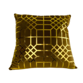 KUSSEN CRAFT BRUIN GOUD 45x45 CM