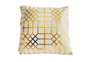 KUSSEN CRAFT WIT GOUD 45x45 CM