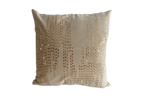 KUSSEN DIAMOND CREME KOPER 45x45 CM