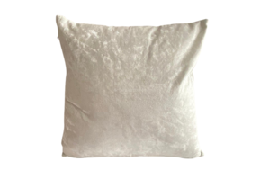 KUSSEN VELVET GEBROKEN WIT 45x45 CM