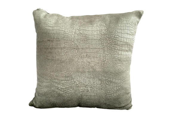 KUSSEN CROCO GROEN  45x45 CM