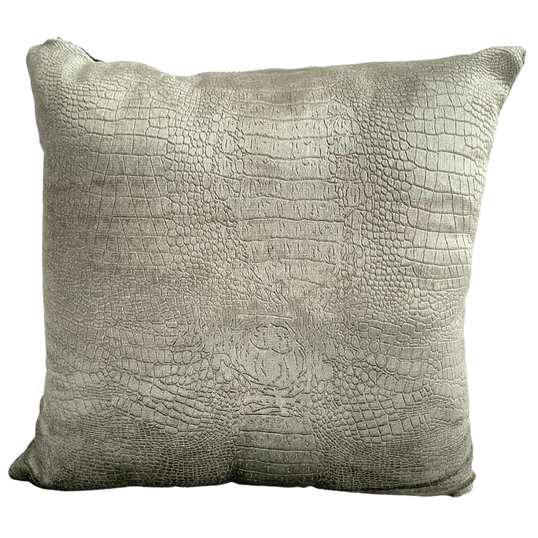 KUSSEN CROCO GROEN 45x45 CM