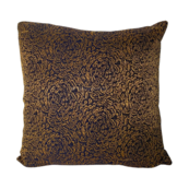 KUSSEN GOLD ROSES BLUE 45x45 CM