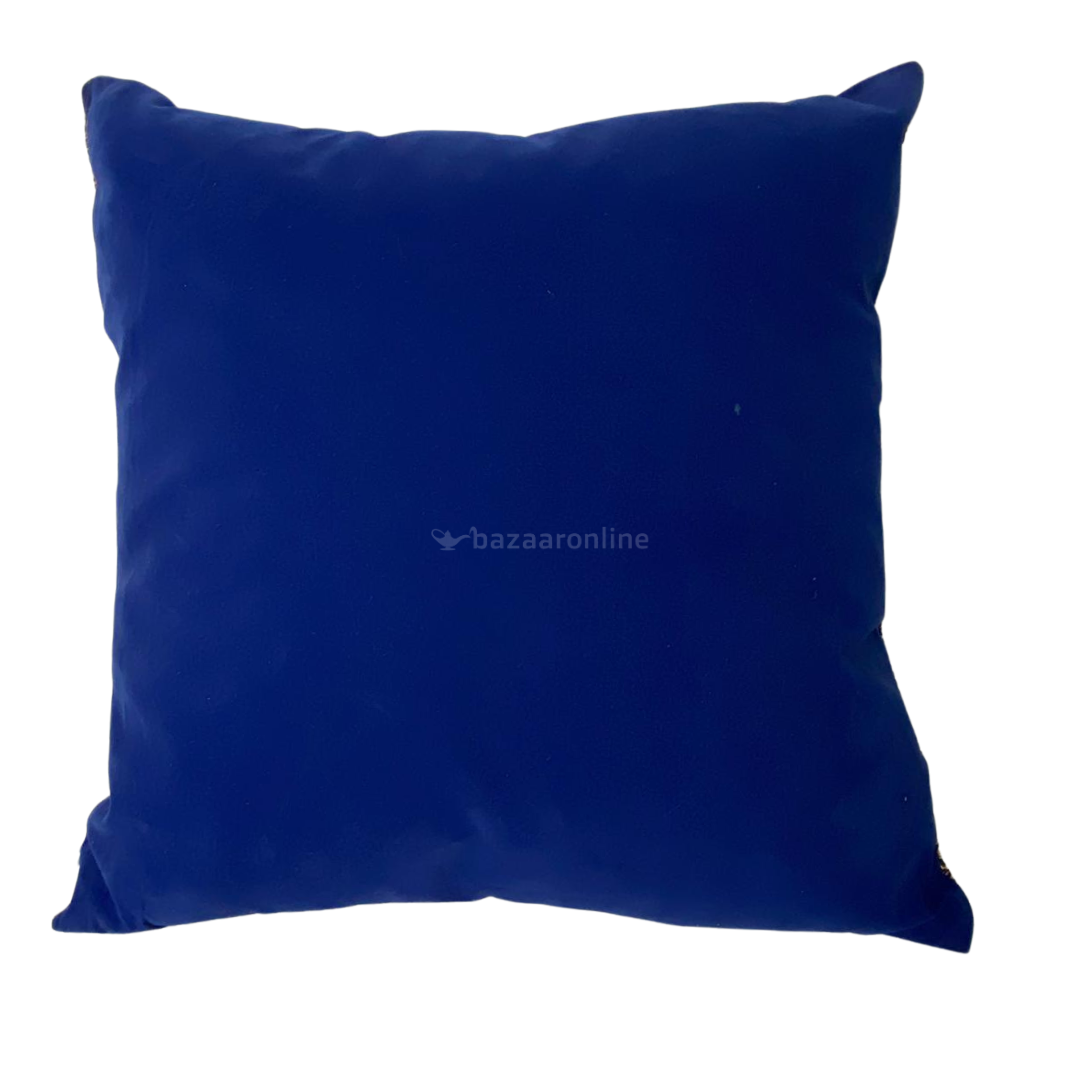 KUSSEN GOLD ROSES BLUE 45x45 CM