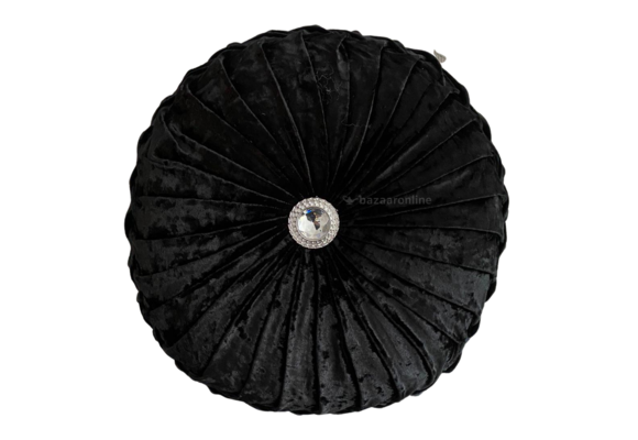 SIERKUSSEN ROND ZWART Ø  35 CM
