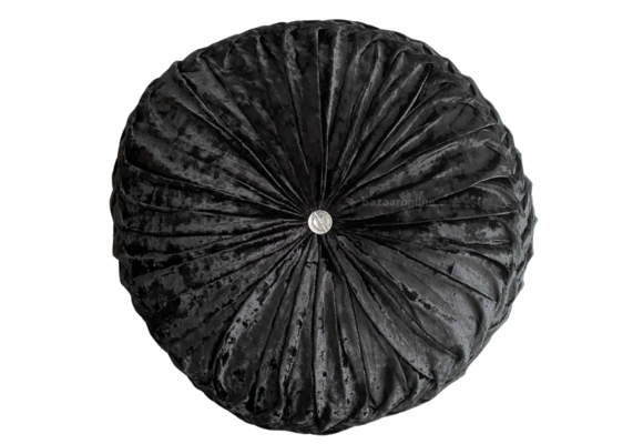 SIERKUSSEN ROND ZWART Ø  50 CM