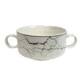 Soep set Eidan - 8-delig - Marmer Wit Zilver