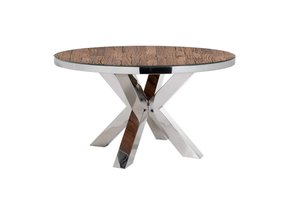Ronde Eettafel Rixos Zilver Sleeper Wood