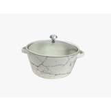 Soep set Rama - 8-delig - Marmer Wit Zilver