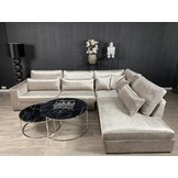 Hoekbank Kensington Champagne kleur Velvet