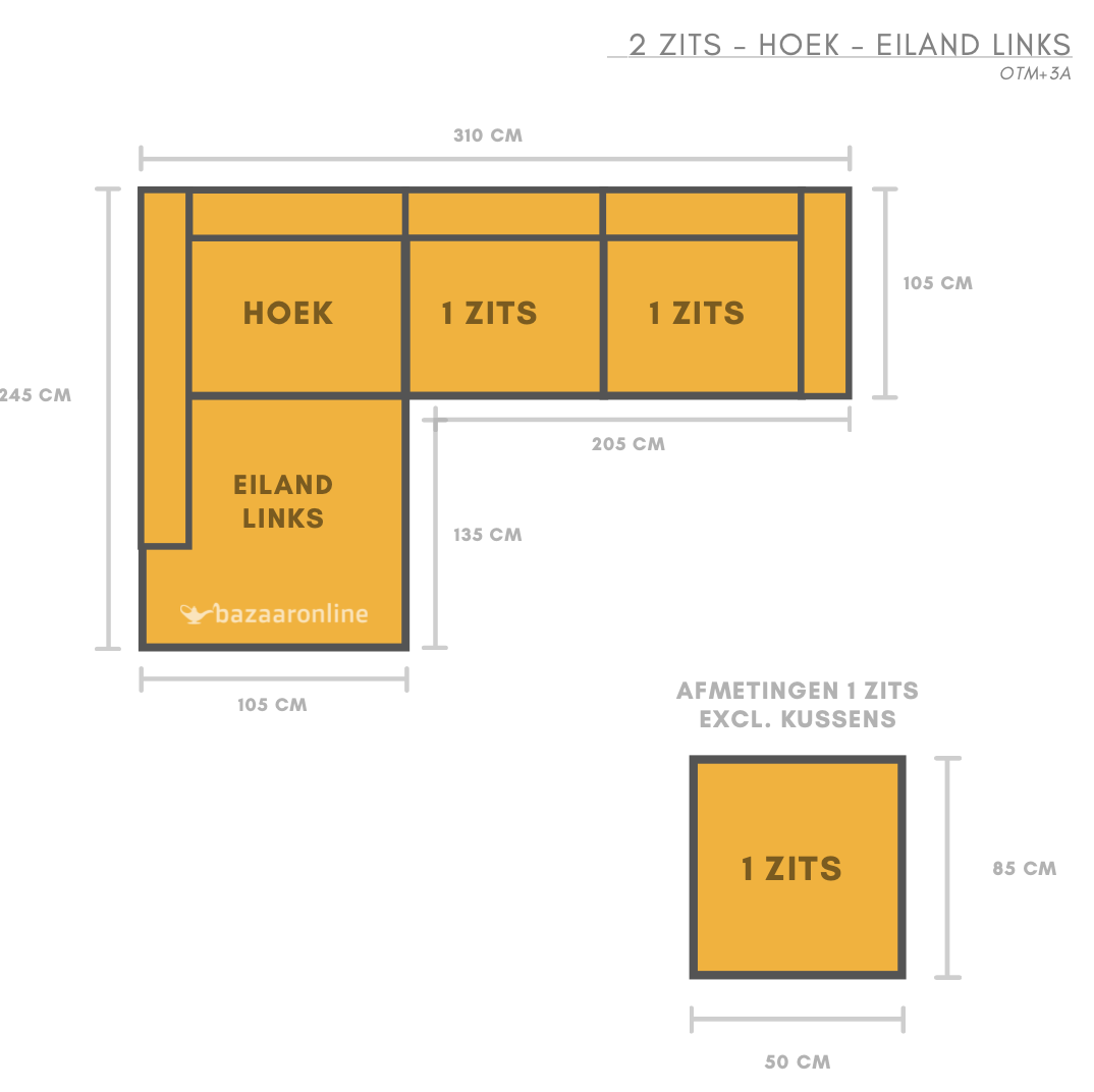 Hoekbank Croco Blauwgrijs Velvet