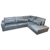 Hoekbank Louis Lichtgrijs Velvet