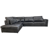 Hoekbank Louis Antraciet Velvet