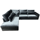 Hoekbank Kensington Blauwgrijs Velvet