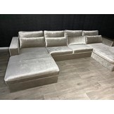 Kensington Dubbele Lounge champagne Velvet