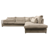 Hoekbank Rio Taupe Velvet