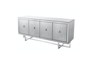 Dressoir Cambridge Antraciet / Zilver