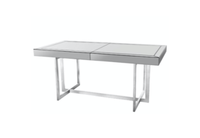 Eettafel Cambridge Antraciet / Zilver