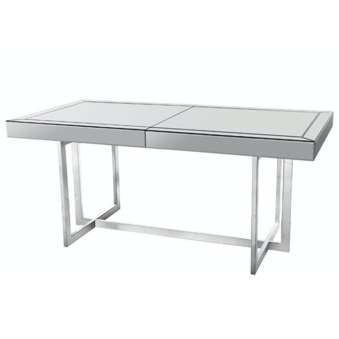 Eettafel Cambridge Antraciet / Zilver