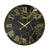 Klok Rixos - Marmer  Goud | Romeinse cijfers