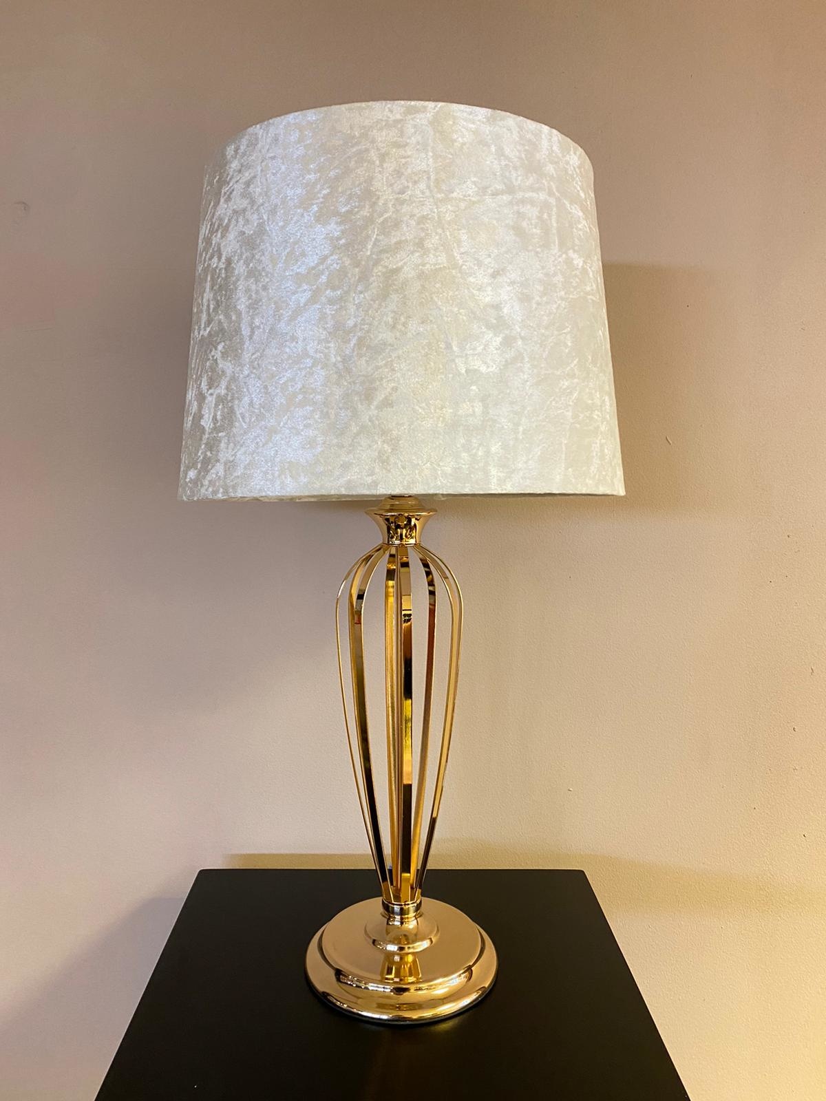 Tafellamp Marseille - Goud  incl. Velours kap