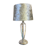 Tafellamp Marseille - Zilver  incl. Velours kap