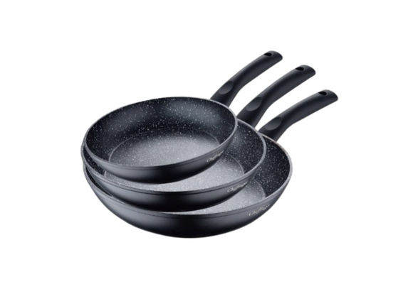 Cheffinger 3-delige koekenpannenset