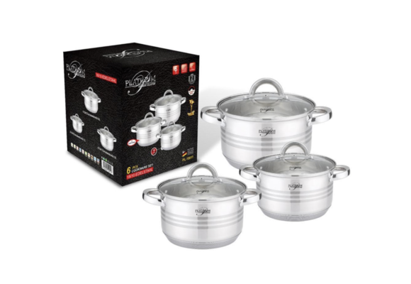 Platinum 3-delige pannenset