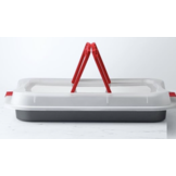 Bakvorm met draagdeksel 42cm