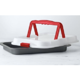 Bakvorm met draagdeksel 42cm