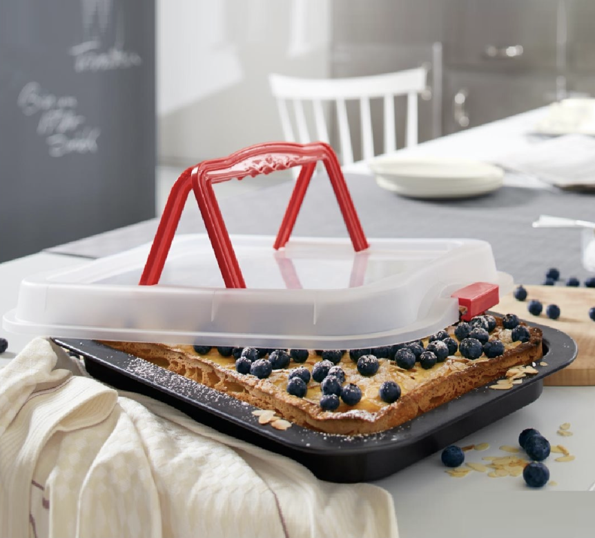 Bakvorm met draagdeksel 42cm