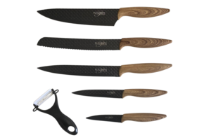 Platinum messenset zwart 6-delig