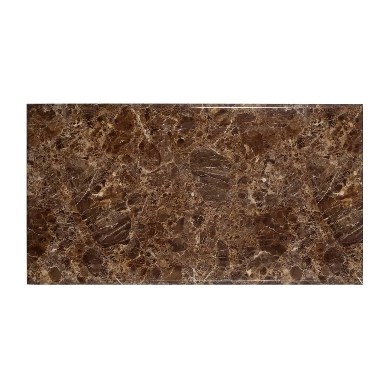 Eettafel Octopus Terni - Goud/Bruin Marmer - 180cm