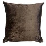 Kussen Belmond - 45 cm - velours bruin