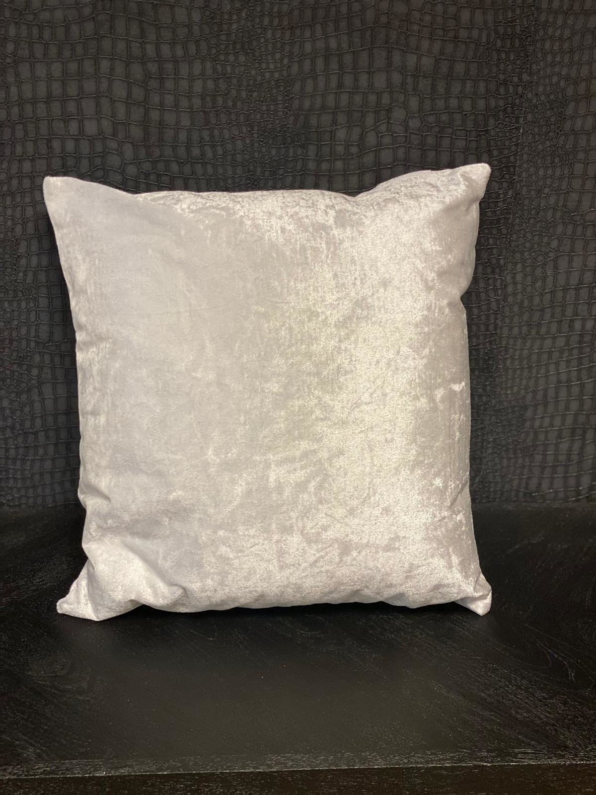 Kussen Belmond - 45 cm - velours wit