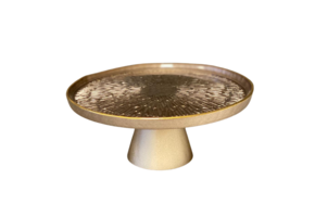 Gebaksschaal Duomo taupe - 20 cm