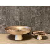 Gebaksschaal Duomo taupe - 35 cm