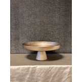 Gebaksschaal Duomo taupe - 35 cm