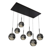 Hanglamp Illusion smoking glass 7 bollen